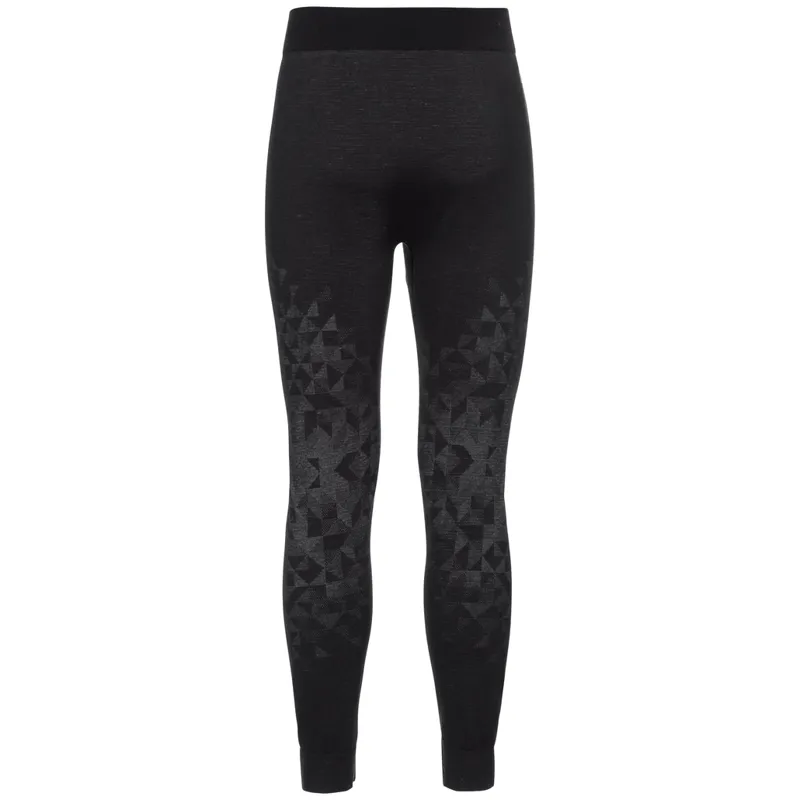 2024 Odlo Kinship Womens merino base layer pants black-1